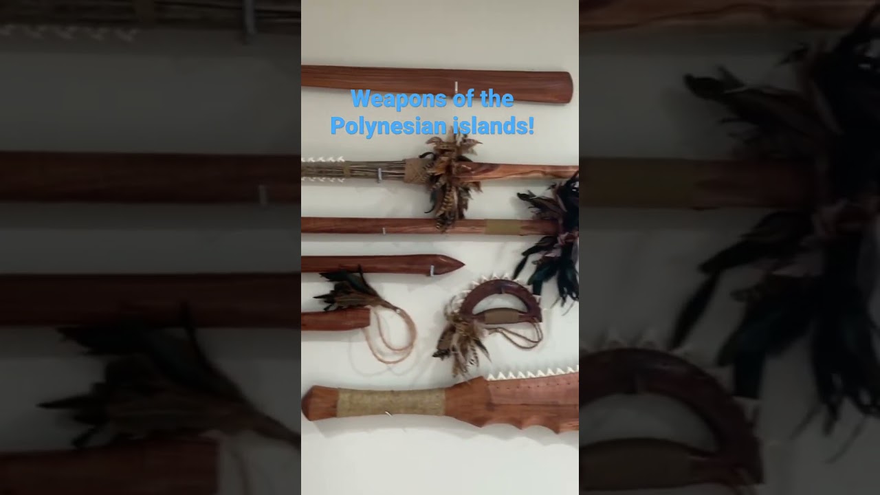 Shark tooth, marlin bill, swordfish bill and Hawaiian Koa wood weapons!