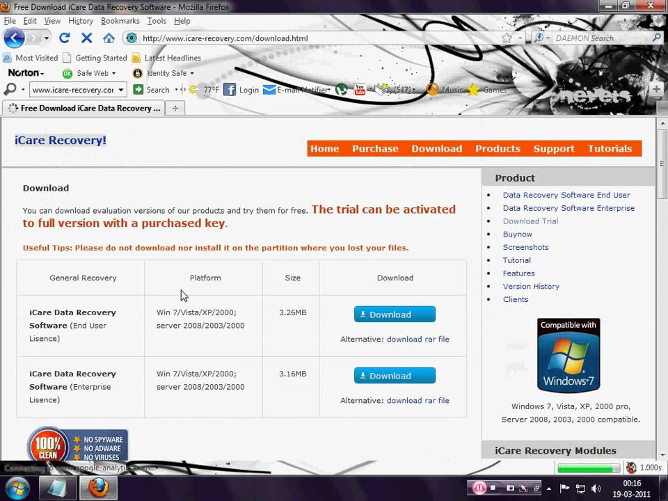 icare data recovery full