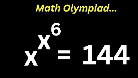 A Beautiful Math Olympiad Problem | You Should Know This Trick...