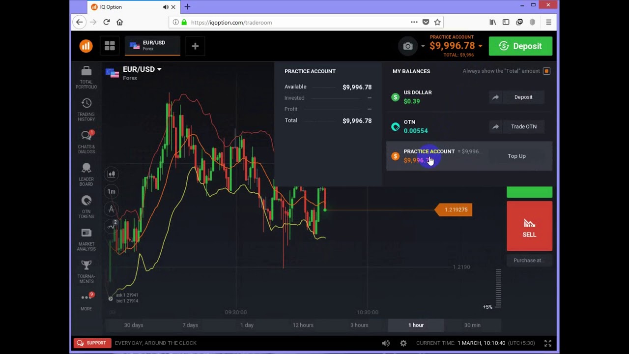 Forex crypto trading on IQ Option platform introduction - YouTube