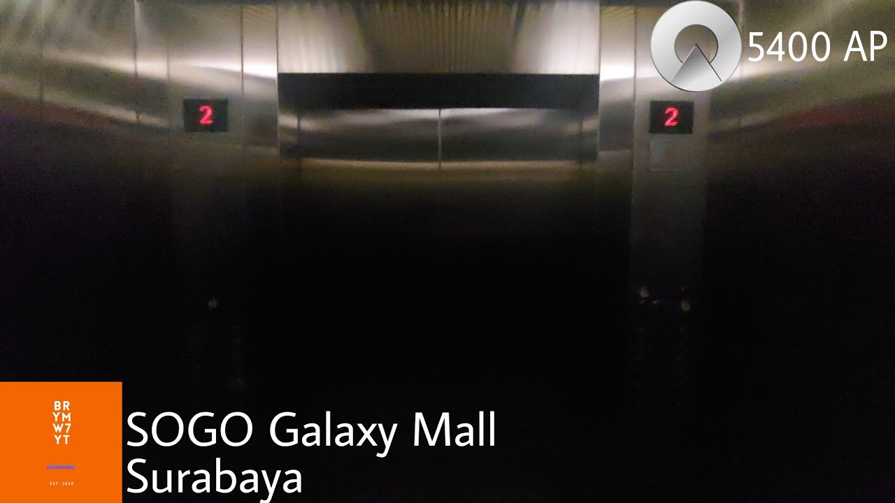 SCHINDLER 5400 AP Traction Elevator, SOGO Galaxy Mall , Surabaya