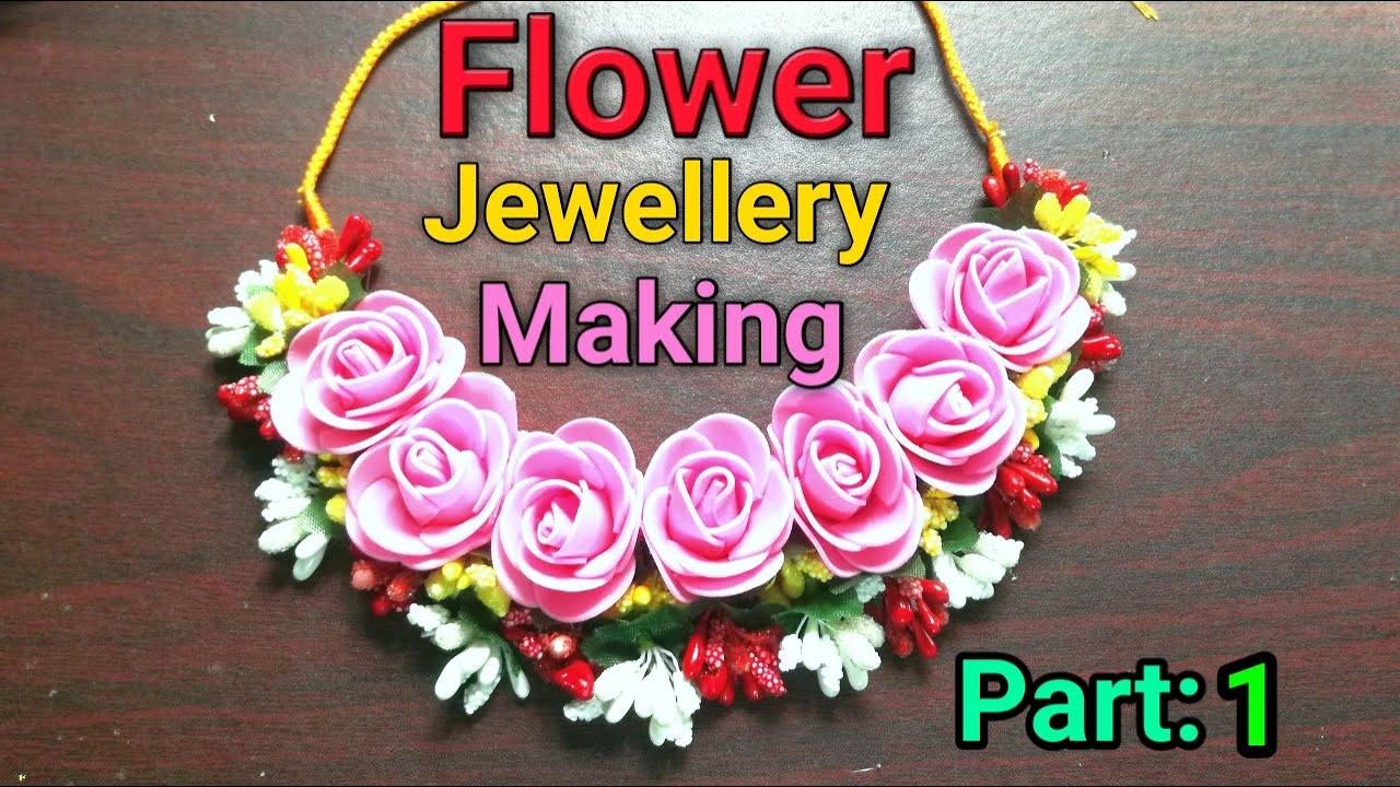 Beautiful Floral_Jewellery makingYellow Touch Jewellery Tutorial DIY