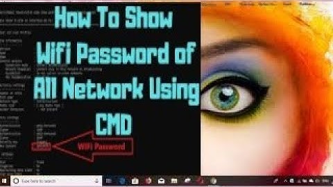 How to know the WiFi Passwords of All connected Networks Using CMD | Technical Hakim