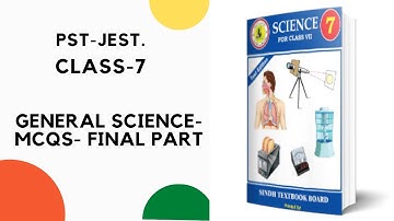 PST-JEST MCQS SCIENCE, SINDH TEXTBOOK BOARD || PST MCQS GENERAL SCIENCE || PST TEST PREPARATION 2021