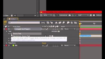 How ro Create Timecode in After Effects using Expressions