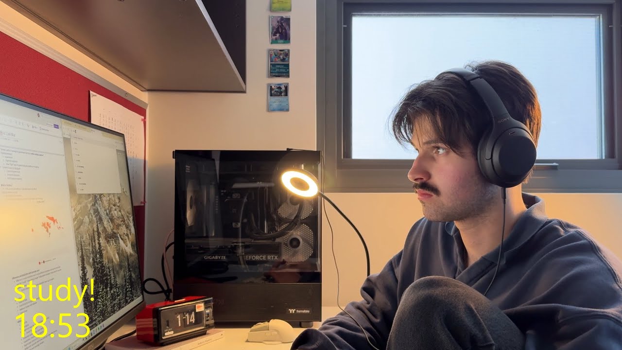 4 hour study with me | upcoming exams! 50/10 pomodoro - YouTube