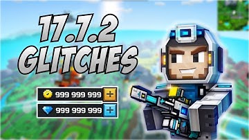 CRAZY GLITCHES IN PIXEL GUN 3D!!! (FREE GEMS & COINS) [V. 17.7.2]