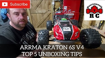 Top 5 things to do when you unbox your Arrma Kraton 6S V4
