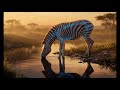 What if zebras had glowing X-RAY skeletons? 🦓🔵