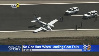 Landing gear fails on private plane at Oxnard Airport