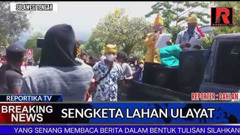 MASYARAKAT ADAT KAB. TOLITOLI DATANGI PENGADILAN NEGERI