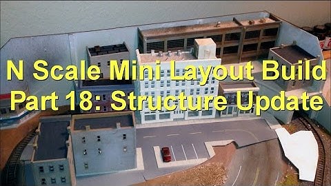 N Scale Mini Layout Build Part 18: Structure Update