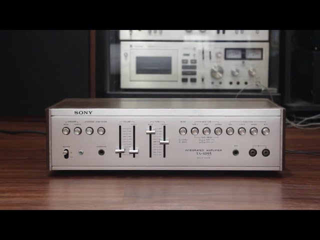 Sony TA-1055 Integrated Amplifier | Demo Test - YouTube