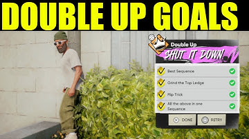 Skate 4 - How to grind the top ledge | double up goals guide | all the above in one sequence