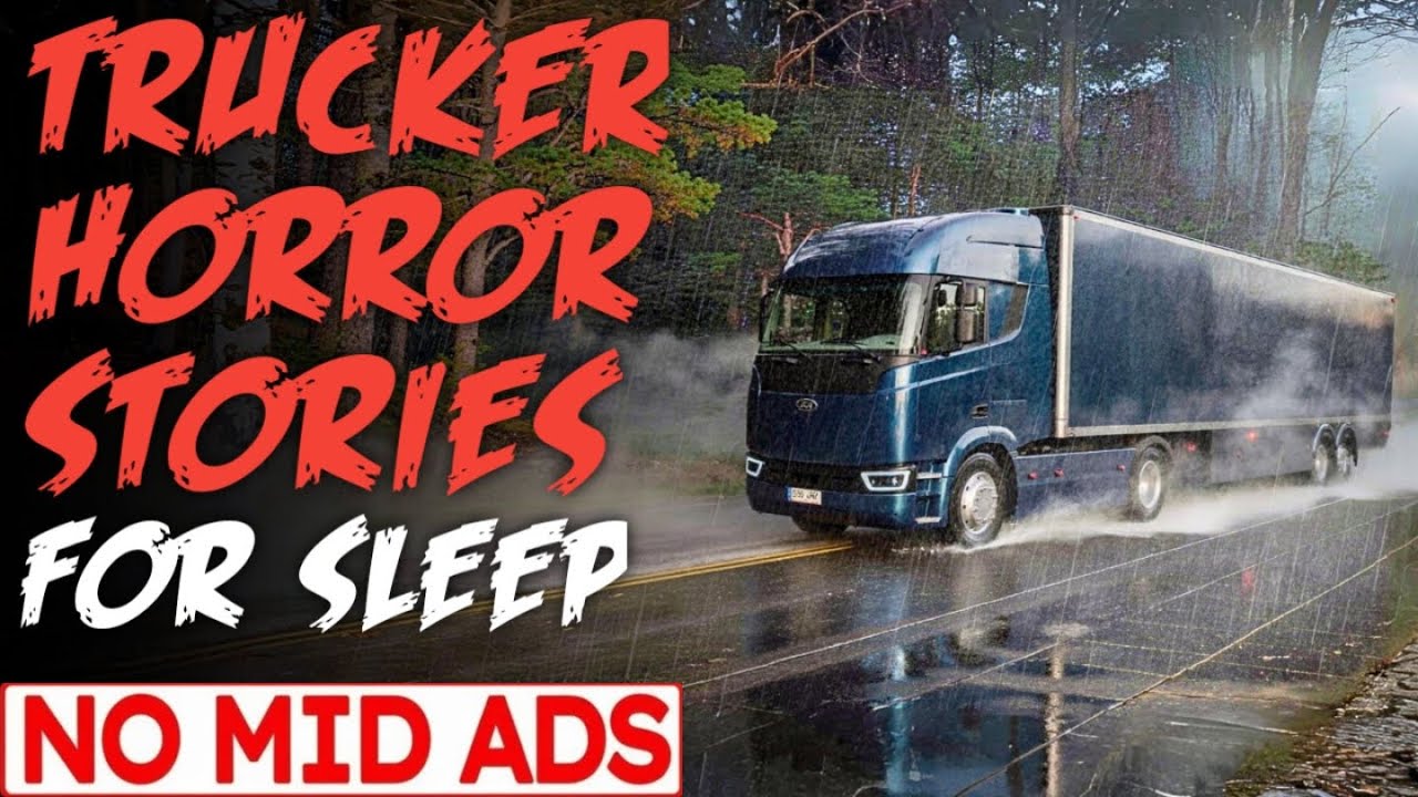 6 True Haunted Trucker Stories For Sleep | 🛑 NO MID ADS | Told Calmly With Rain Sound
