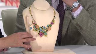 Joan Rivers Language of Flowers Necklace & Earrings Set with Jill Bauer