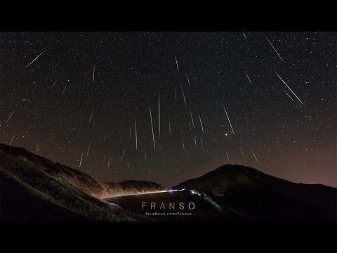 Geminids Meteor Shower 雙子座流星雨 2015 Timelapse