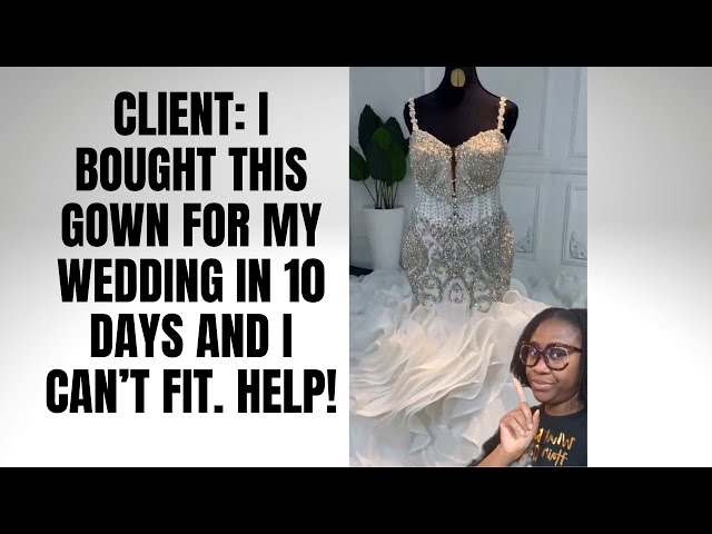 i gained weight and now my wedding dress doesn't fit 63lb down, trying to fit into my wedding dress! The wedding dress didn't button, now it does almost entirely! I took vitamins on a whim to preserve muscle, lose fat, &
