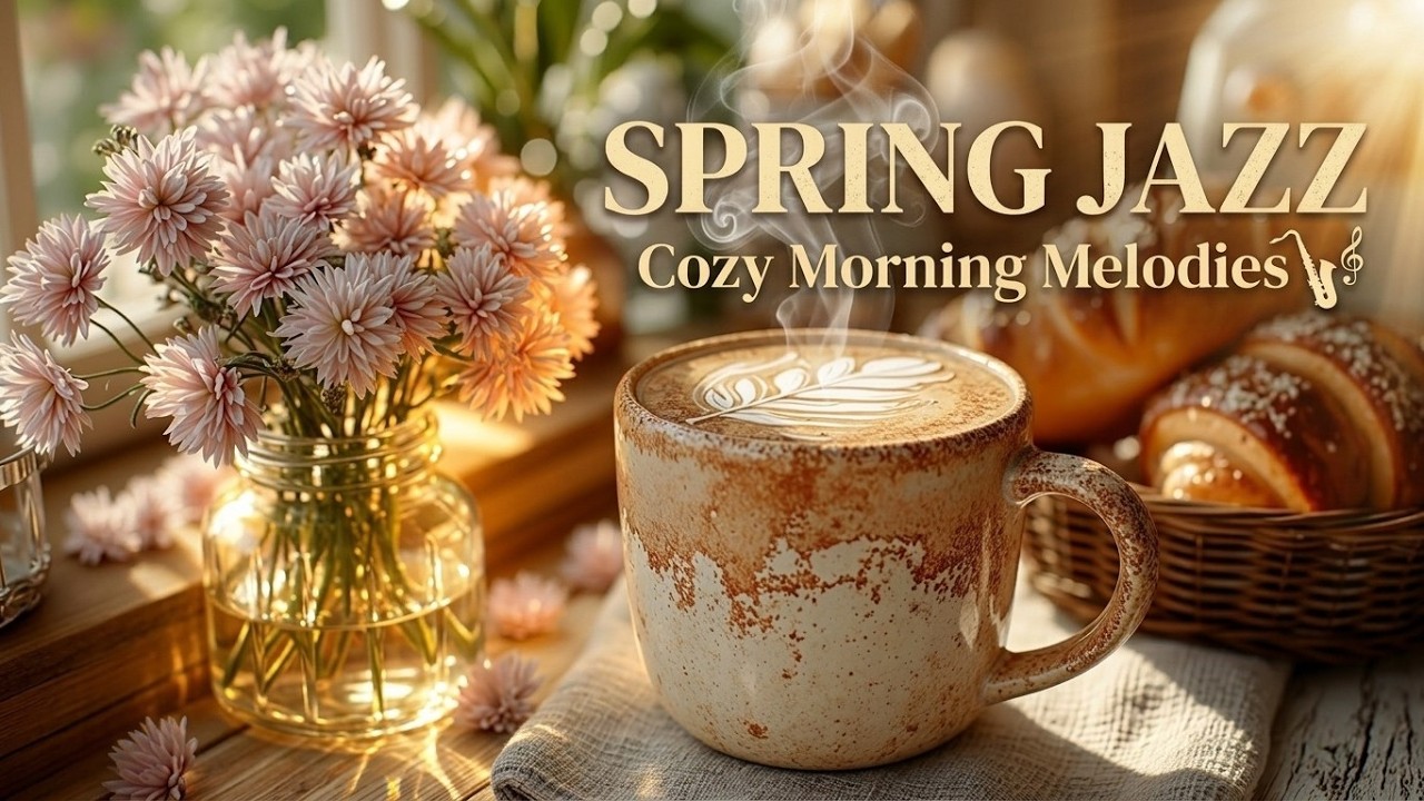 Relaxing Spring Morning Jazz Music for Coffee Lovers & Bossa Nova Bliss ...