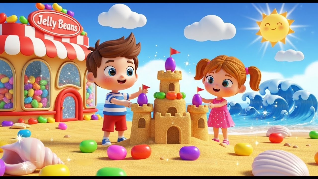 Желейные бобы, убирайся прочь | Веселая детская история и яркие персонажи