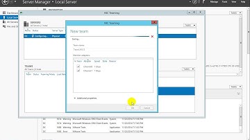Cấu hình NIC Teaming trên Windows Server 2012 R2