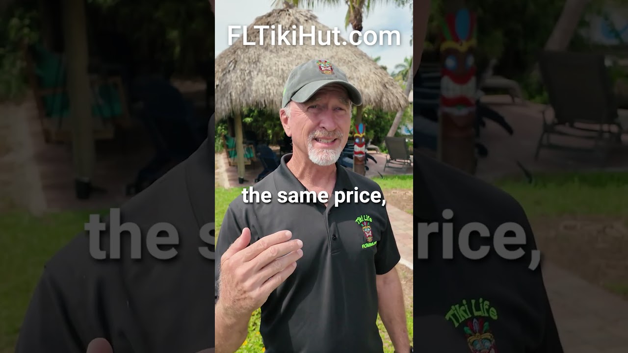 LOW COST   FL TIKI HUT