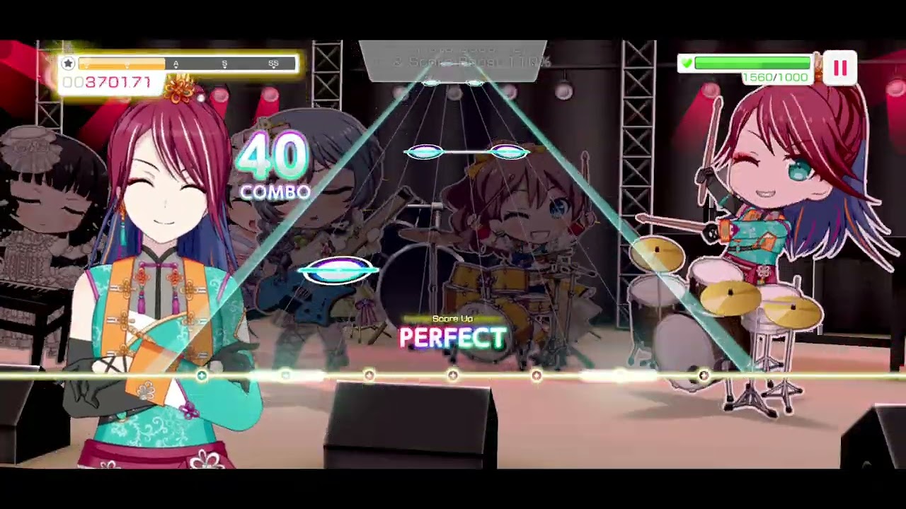 BanG Dream! Girls Band Party! - Hacking To The Gate EASY ALL PERFECT!