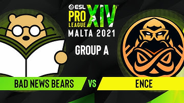 CS:GO - Bad News Bears vs. ENCE [Overpass] Map 1 - ESL Pro League Season 14 - Group A