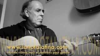 Video thumbnail of "Orfeo Negro (A.C. Jobim / L. Bonfa) pour guitare"