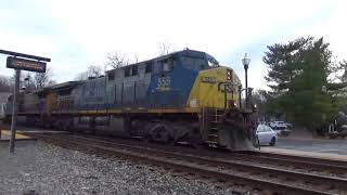 #2684 CSX D765-22 Loaded Double Stack trash train