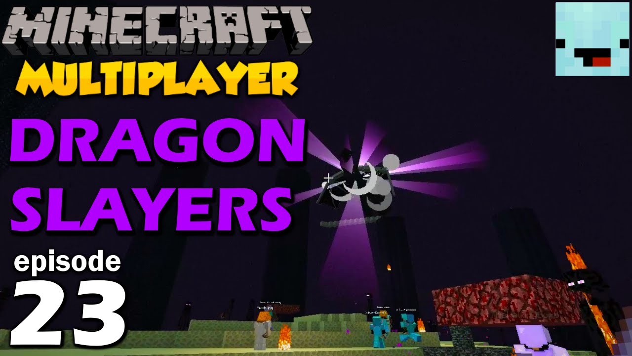 DRAGON FIGHT - Minecraft SMP with NoobSniper Ep 23