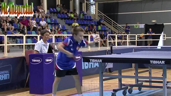 Table Tennis Euro Mini Champ's 2016 - Vladislav Bannikov  Vs Elian Zemmal -