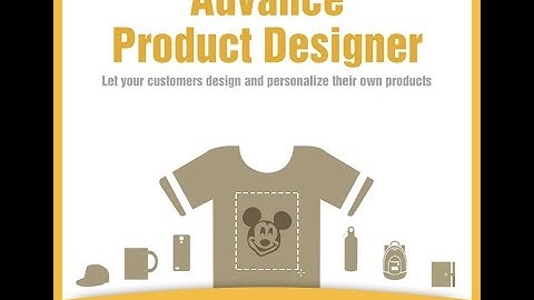 Advance Product Designer Magento Extension - Backend by Biztech Consultancy