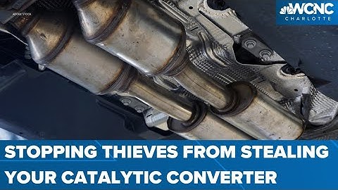 How to stop thieves from stealing your catalytic converter