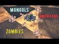 Battle Of 4 Armies: Mongols - Americans - Zombies - Samurai - UEBS 2