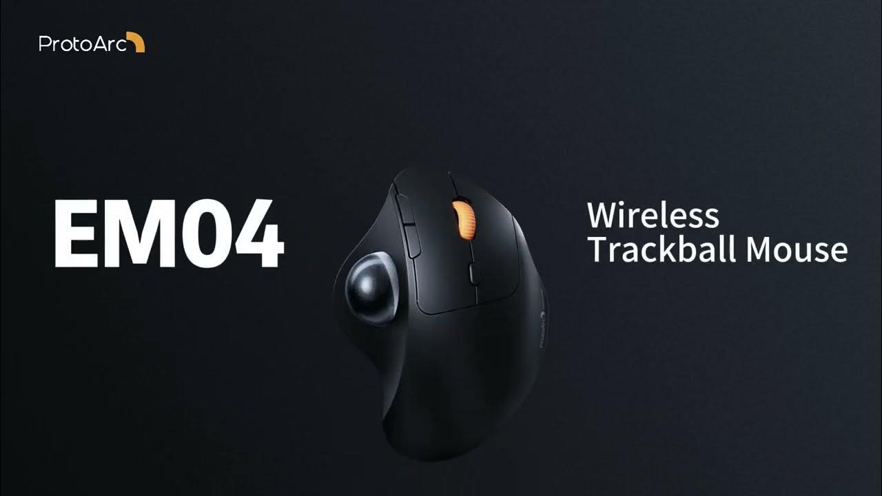 Best Budget Trackball Mouse 2024 ProtoArc EM04 Ergonomic Bluetooth