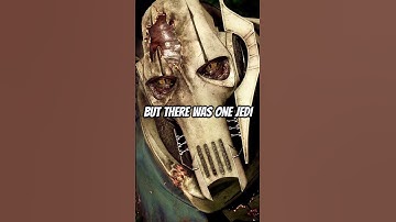 The ONLY Jedi General Grievous FEARED