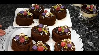 وصفة رهيبة ميني كيك بالموز والكريمة Awesome mini cake with banana and cream recipe