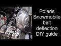 Polaris snowmobile belt deflection DIY guide
