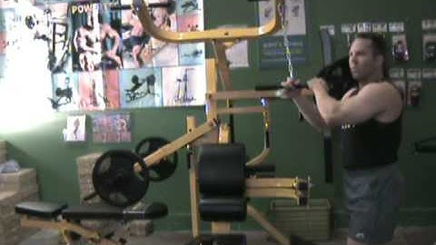 Tricep Press on Powertec Multi System at www.samsfitness.com.au