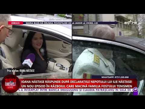 Ioana Năstase îi răspunde nepotului lui Ilie Năstase | Spynews TV Live | Antena Stars