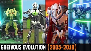 General Grievous Evolution in Star Wars Games 2005 - 2020