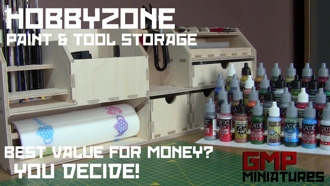 Review] Rack de peinture hobbyzone ! my modeling material part 1.