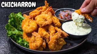 CHICHARRON Crocante de Langostino! facil y rico | Abelca