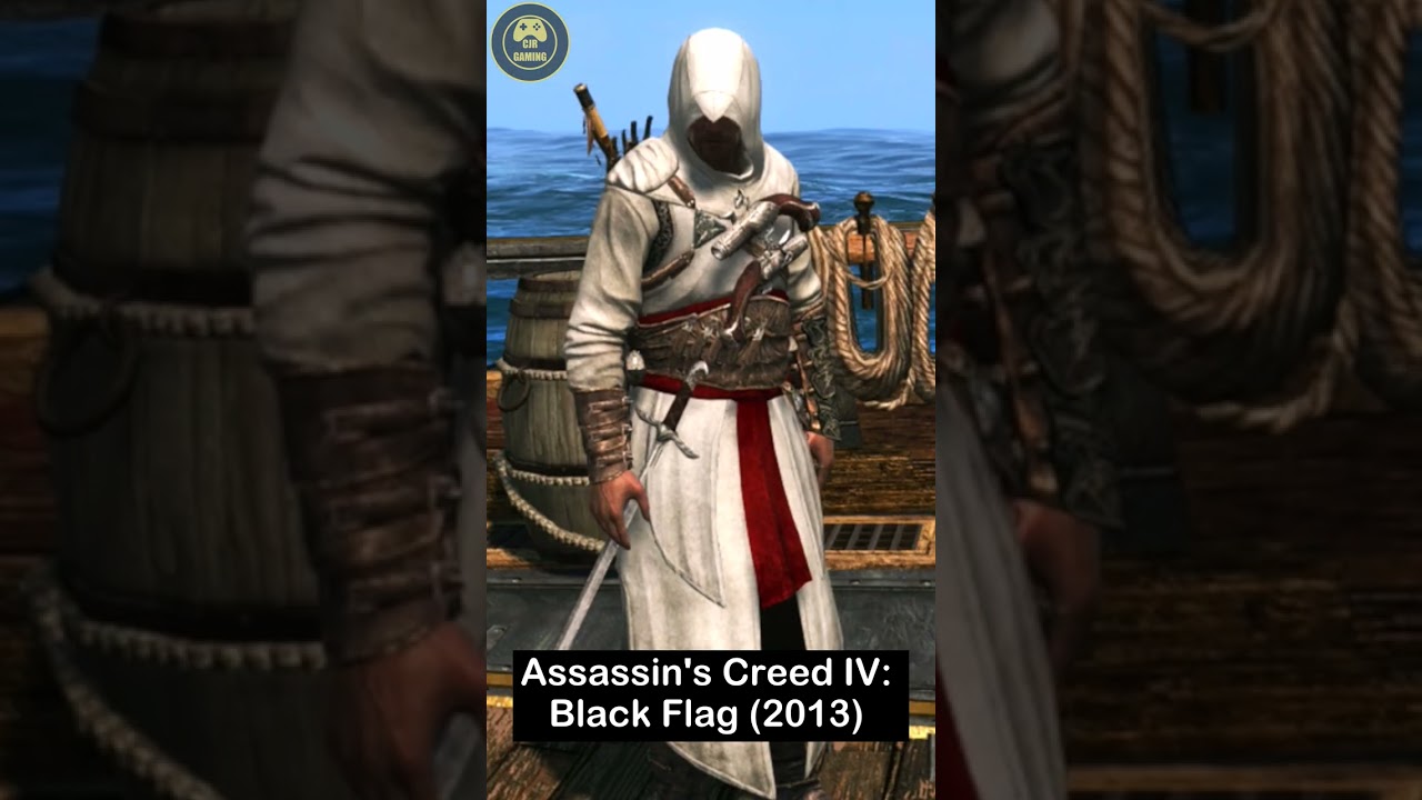 The Evolution of Altair's Outfit in Assassins Creed Games (2007 - 2023)