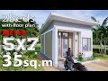 Small House Design 5x7 Meters (35sq.m)