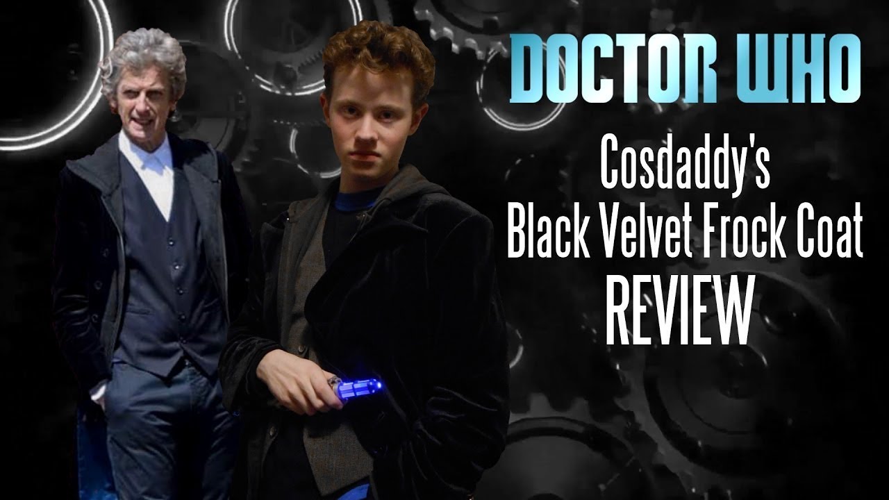Doctor Who-Cosdaddy 12th Doctor Black Velvet Frock Coat Review