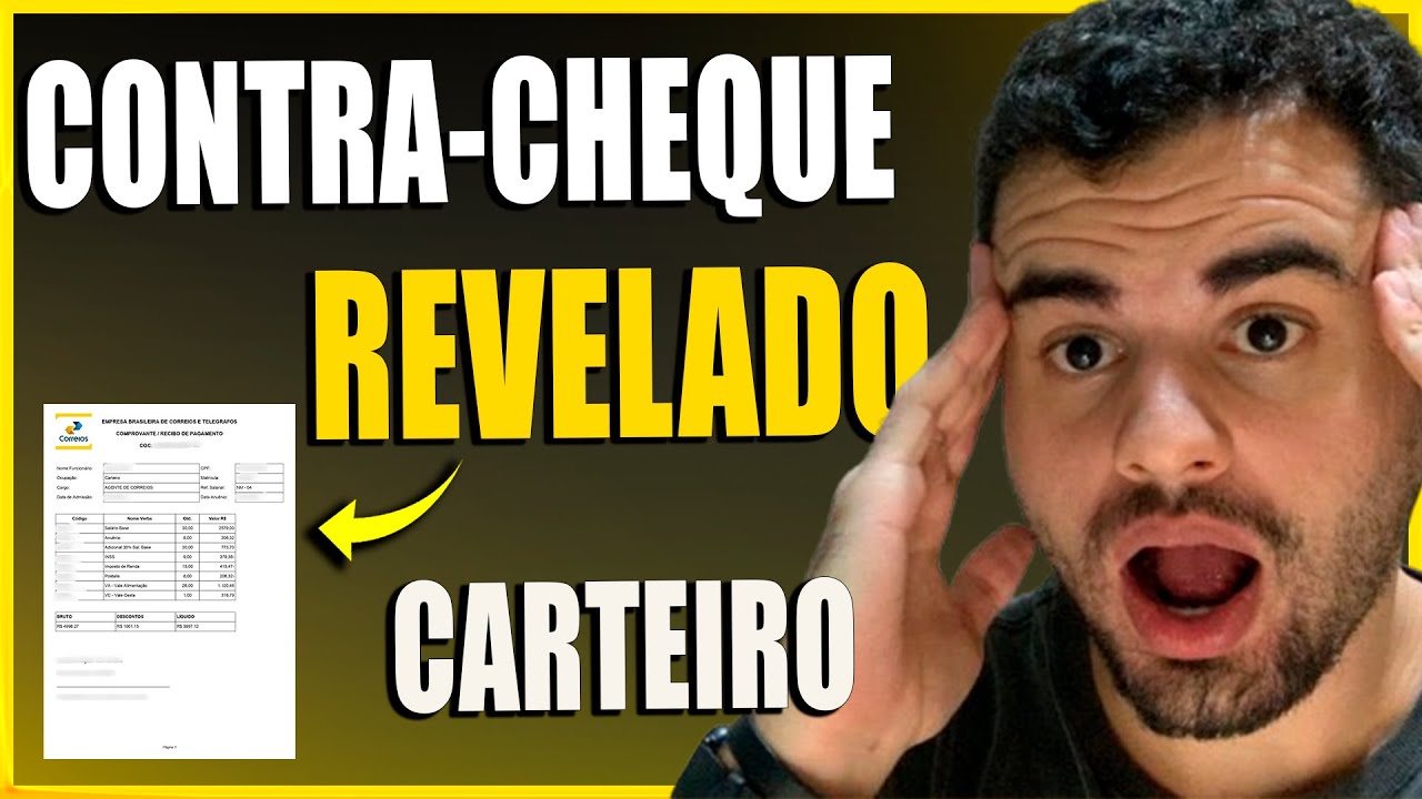 O VERDADEIRO SALÁRIO DE CARTEIRO DOS CORREIOS 2024 - YouTube