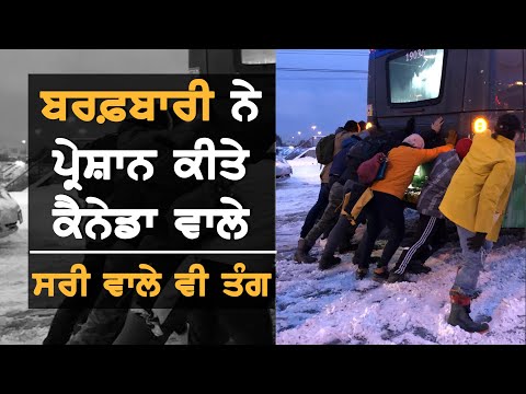 ਦੇਖੋ ਪੂਰੇ Canada `ਚ Snow ਦਾ ਹਾਲ || News Now || TV Punjab