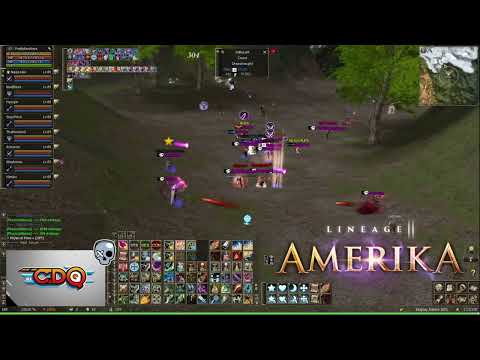 Lineage II Amerika - PvP Zone - CdQQ against OMERTA and Chiefs - Amerika High Five PvP